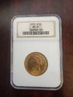 1899 $10 Gold Liberty Head Coin NGC MS61