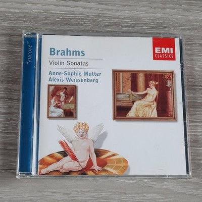 Brahms   Violin Sonatas CD 2001 Anne-Sophie Mutter Alexis Weissenberg Classical