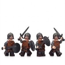 4x Lot Of Custom Game Of Thrones Stark Minifi...
