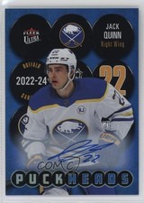 2024-25 Upper Deck Fleer Ultra Puckheads Auto Jack Quinn #PH-12 Auto 1f31