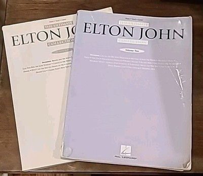 Elton John Ultimate Collection Sheet Music Volume 1 & 2  Hal Leonard