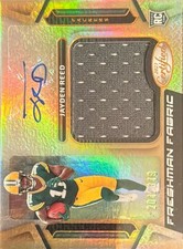 2023 Panini Certified Freshman Fabric Mirror Signatures#19 Jayden Reed 204/349