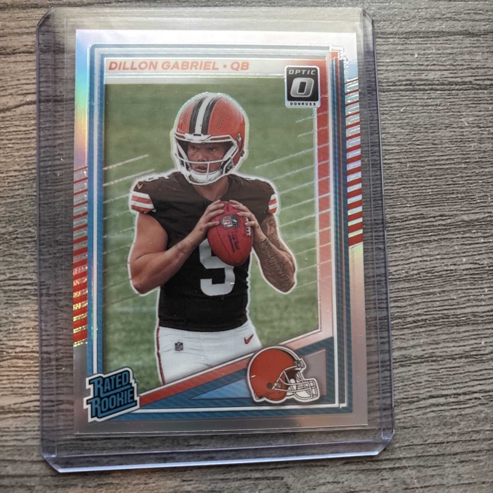 2025 Panini Donruss - Rated Rookie Dillon Gabriel #316 Optic Preview Holo Prizm