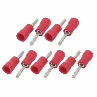 10Pcs Round   Type PTV1.25-10 Insulated Wire Crimp Terminal Connector  #qo