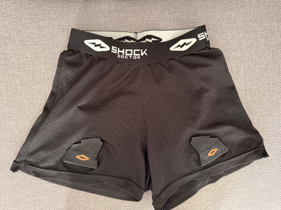 Shock Doctor Loose Hockey Jock Short, Youth Large (Cup Included)