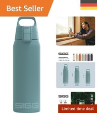 Vakuumisolierte Trinkflasche 0,75L - H&auml;lt Getr&auml;nke 54 Std. kalt, Auslaufsicher
