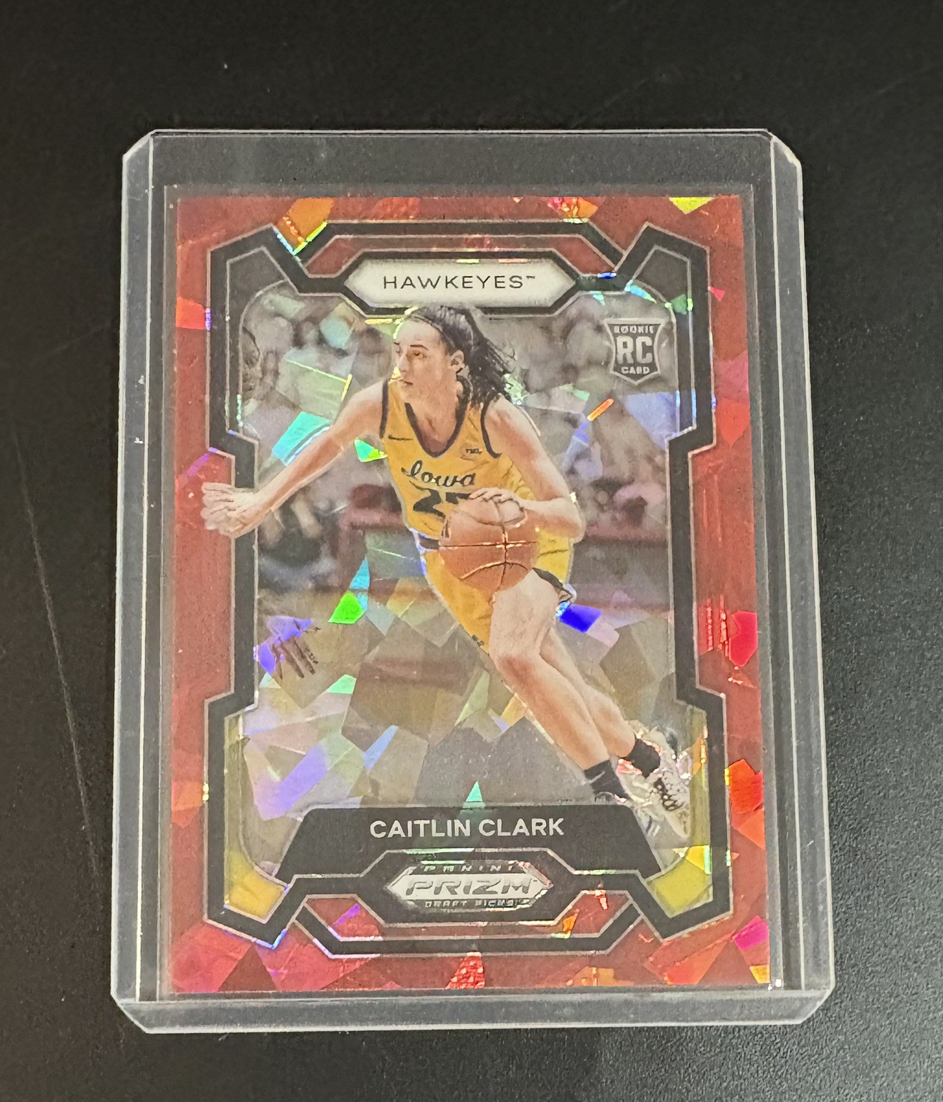 2024-25 Panini Prizm Draft Picks - Caitlin Clark #57 Red Ice Prizm (RC)