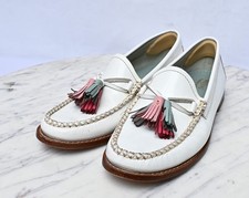 G.H. Bass  Co. WEEJUNS Leather Classic Loafers Multicolor Tassels Womens Sz 7