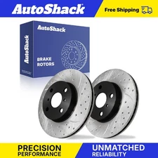 Front Drilled Slotted Brake Rotors for Geo Prizm 1993-2002 Toyota Corolla