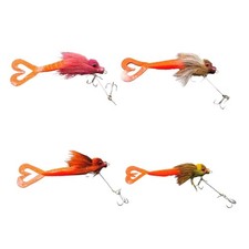 Fishing Hair Lure Swimbait with Fish Appearance Resin Construction