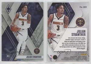 2023-24 Panini Phoenix Rookies Silver Julian Strawther #283 Rookie RC