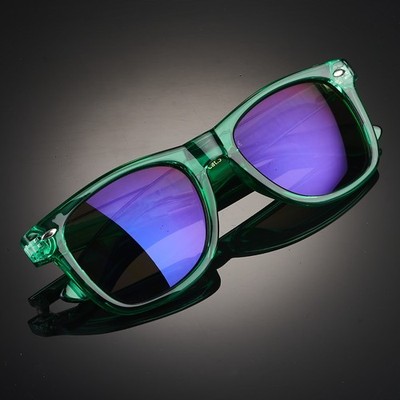 Retro Rewind Translucent Sunglasses Men Women Y2k Neon 80s  display picture 1