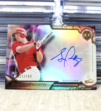 Stephen Piscotty 2016 Topps Tribute On-Card Autograph /199 AUTO RC Rookie TA-SPI. rookie card picture