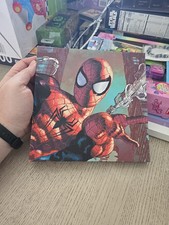 Marvel Comics Spiderman Canvas Wall Art Decor 8 x 8 Inch New Rare