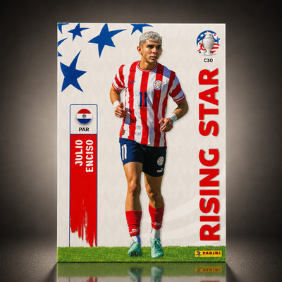 JULIO ENCISO ROOKIE 2024 PANINI COPA AMERICA RISING STAR PARAGUAY SV05