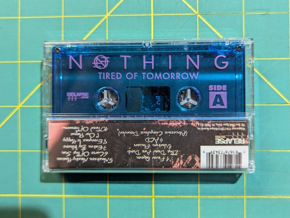 Nothing - Tired Of Tomorrow *CASSETTE* /500 - Image 2 of 4