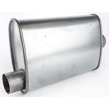 Jegs Turbo Muffler 2 12 In. Offsetcentered - Reversible Jegs Turbo Muffler 2 12 In. Offsetcentered - Reversible