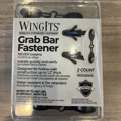 WingIts Grab Bar Fastener 2 Count RESGBW35