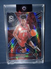 2021-22 Spectra Silver Prizm Variation Jalen Green RC Rookie #105 Rockets 