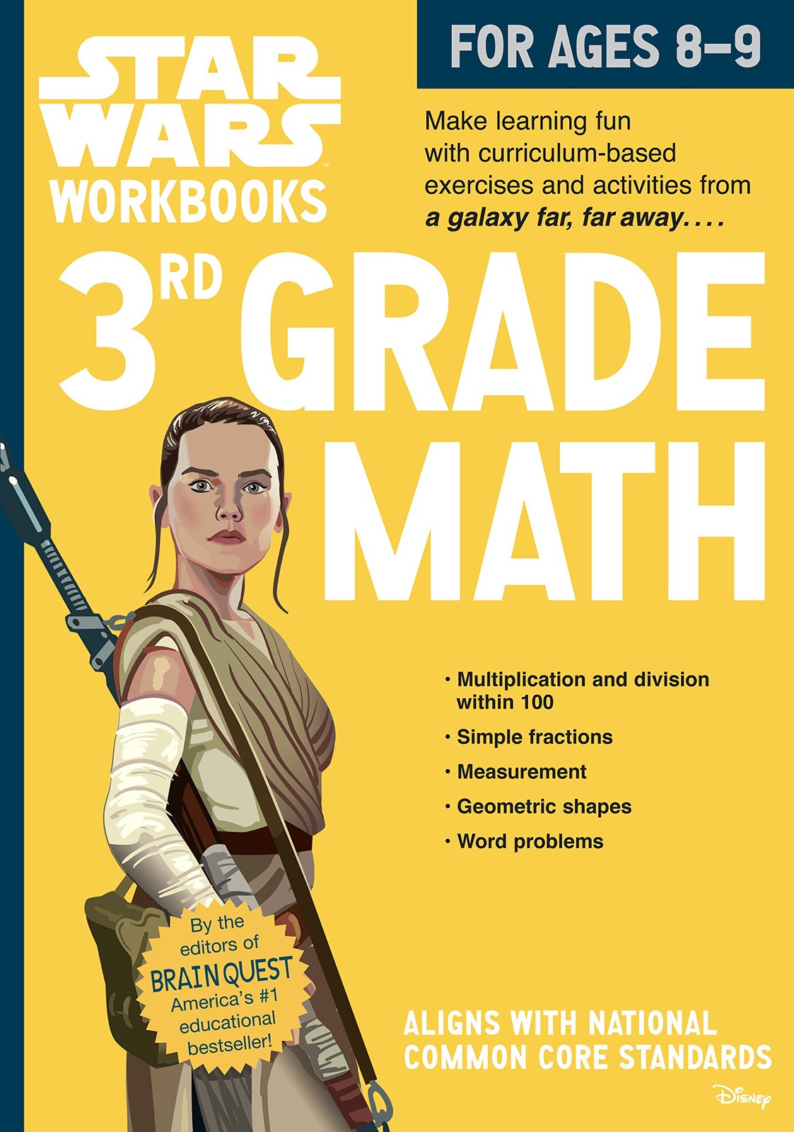 3rd Grade Math (Star Wars Workbooks) - paperback Workman Publishing