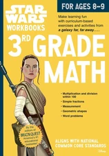 3rd Grade Math (Star Wars Workbooks) - paperback Workman Publishing