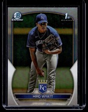 2023 Bowman Draft Chrome Refractors 1st Hiro Wyatt RC Kansas City Royals #BDC-80