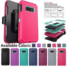 For Samsung Galaxy S10 /S10E/S10 Case Heavy Duty Cover / Clip Kickstand Holster