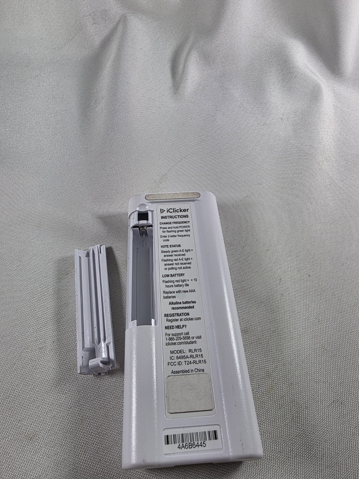 iClicker Plus Student Remote Control Model RLR15 