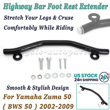 Highway Foot Rest Extend Bars For Yamaha Zuma 50 Highway Bars 2002-2009