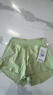 Lululemon Speed Up hR 4  Mesh Vent Size XS Lemongrass 