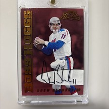 2000 Playoff Absolute Drew Bledsoe Boss Hoggs AUTO Patriots