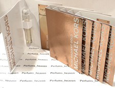 6x Michael Kors Rose Radiant Gold Eau de Parfum Sample Vial Spray  Lot of 6 