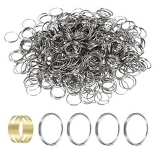 Mini Split Rings 11mm 304 Stainless Steel Jump Ring Silver, Pack of 500
