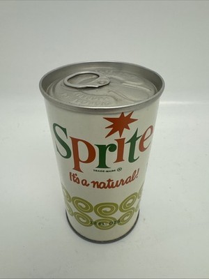 RARE UNOPENED EMPTY Vintage Sprite Pull Tab Can 1968-1971  It s A Natural  EXC