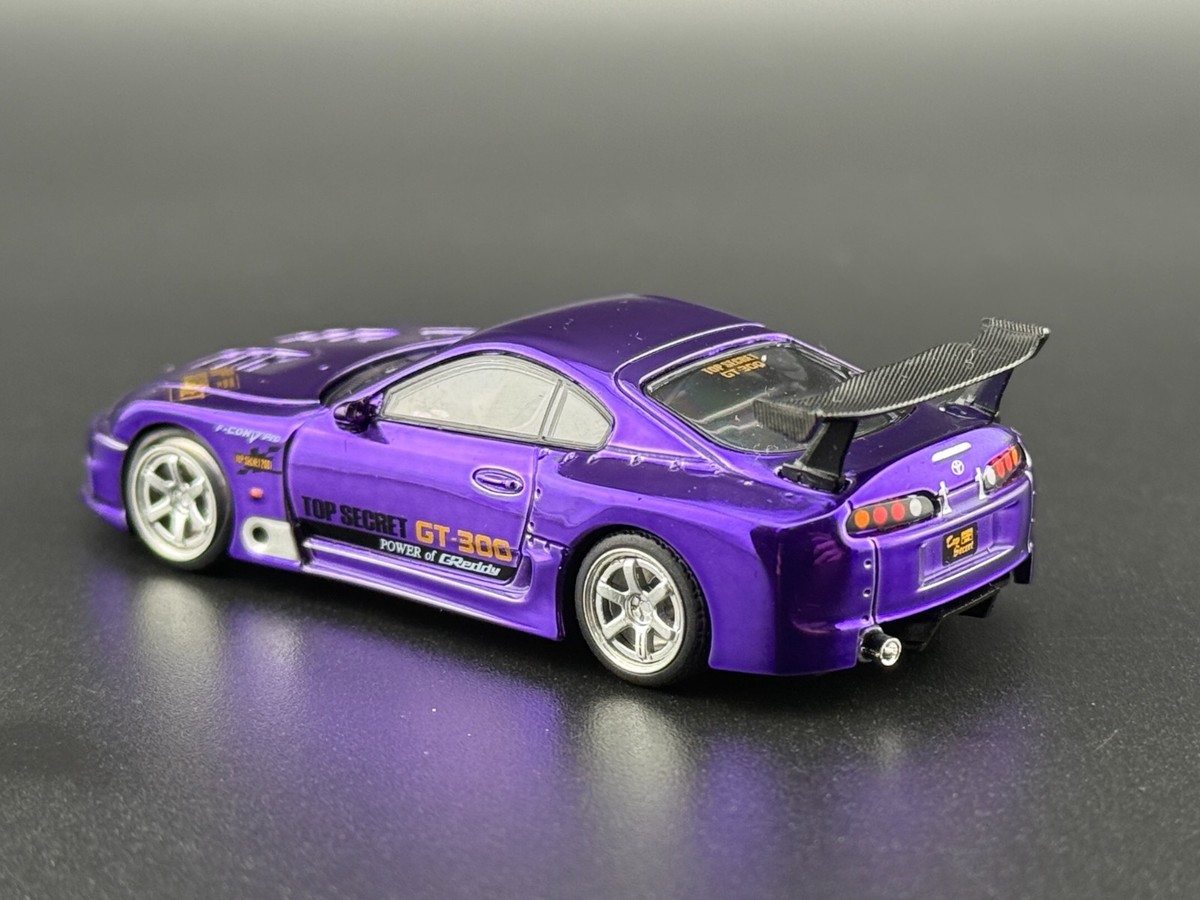Pop Race Top Secret GT300 Supra Purple Chrome Tokyo Auto Salon