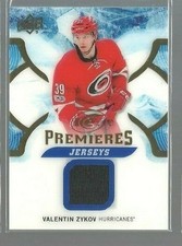 2017-18 Upper Deck Ice Ice Premieres Jerseys #IPJVZ Valentin Zykov (ref 106167)