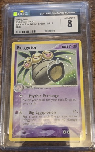 Exeggutor graded CGC 8 for sale on eBay