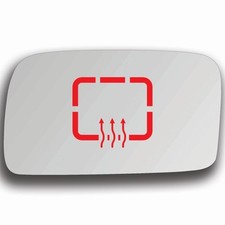 Spiegelglas Links Beheizbar für Volkswagen Golf 2 1983 - 1992