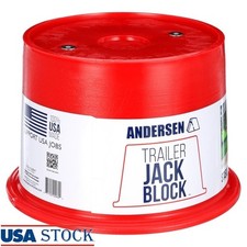 Trailer Jack Block W/ Magnets RVs & Trailers Stabilization Durable Easy Install