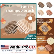 Silicone Scalp Massage Brush for Hair Washing, Shampoo Comb for Wet or Dry