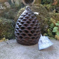 Tannenzapfen Pinienzapfen Zapfen Gusseisen Windlicht Landhaus Teelicht XM57 