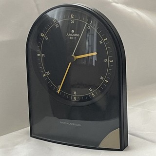 Junghans Funkuhr Model RC2 Radio controlled Tischuhr schwarz Vintage
