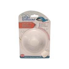 StopShroom  Universal Stopper Cover for Bathtub  Bathroom Drains by TubShroom