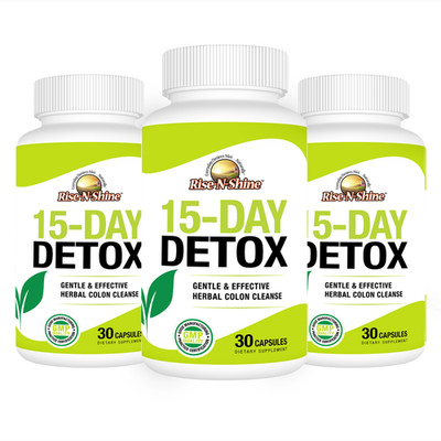 15 Day Detox Cleanse by Rise-N-Shine Buy 2 Get 1 FREE 3 Pack