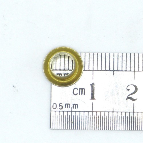 10mm Brass Grommet/Eyelet, 100 Piece Lot