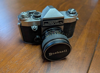 Hanimex Praktica Super TL Camera: With 28mm Lens