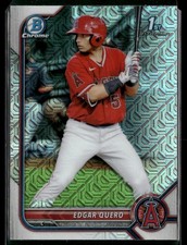 2022 Bowman #BCP-123 Edgar Quero Chrome Prospects Mojo Refractors