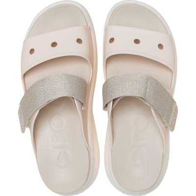 Crocs Soho Shimmer Y-Strap Sandals Peach Ice 213289-86U  display picture 2