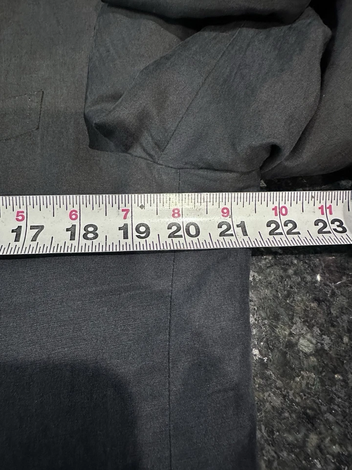 Diseñador Pal Zileri Azul Marino Talla 54 HECHO EN ITALIA Mezcla Lino/Slik Foto 4 de 4