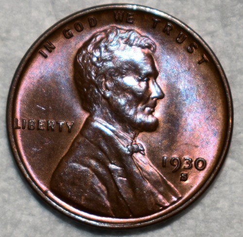 Centesimo Lincoln fior di conio anni '30-S, esemplare splendidamente tonico.